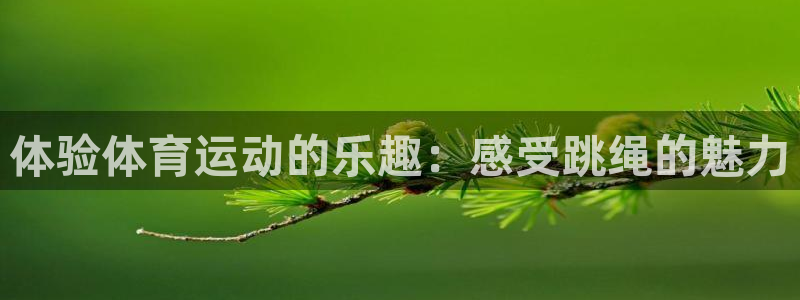ug环球官网登录入口：体验体育运动的乐趣：感受跳绳的魅力