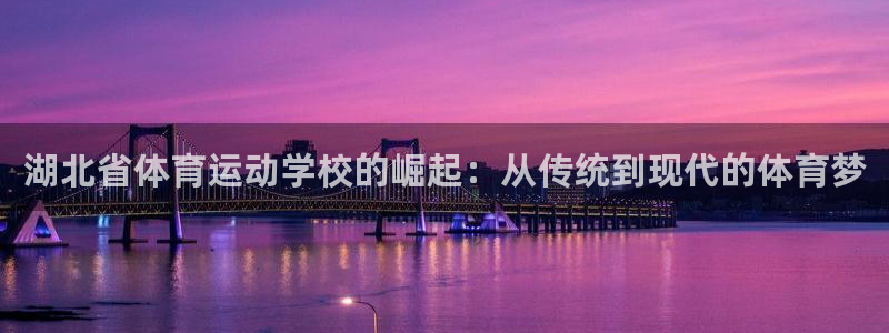 ug环球官网登录入口：湖北省体育运动学校的崛起：从传统到现代的体育梦
